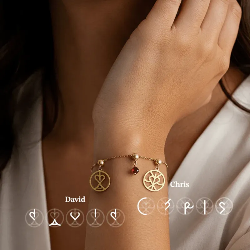 Bracelet monogramme