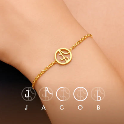 Bracelet monogramme